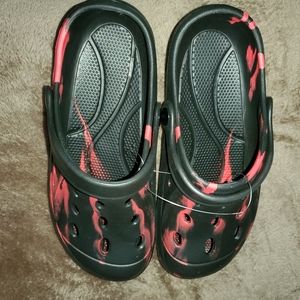 Tie Dye perforated clog